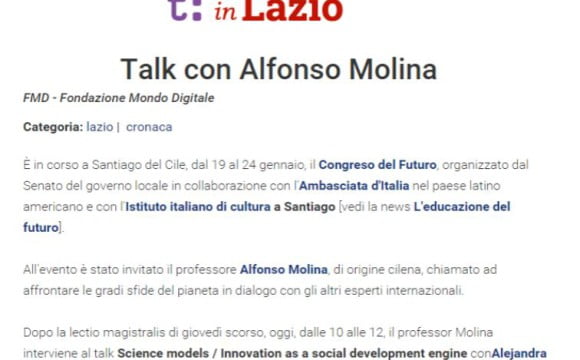 Talk con Alfonso Molina