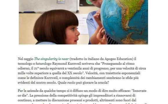 Se la scuola non si rinnova, tradisce il suo mandato